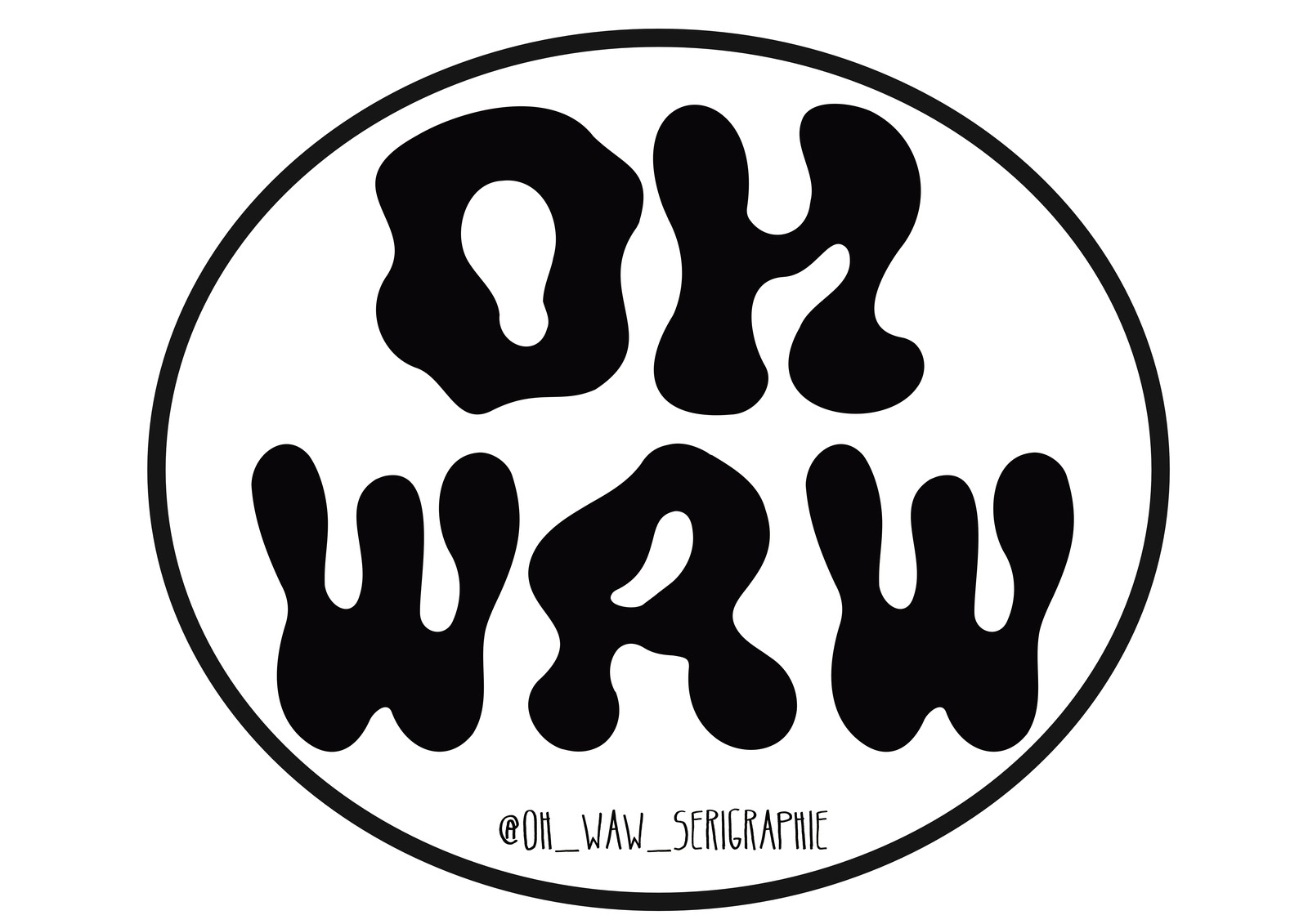 Oh Waw sérigraphie 
